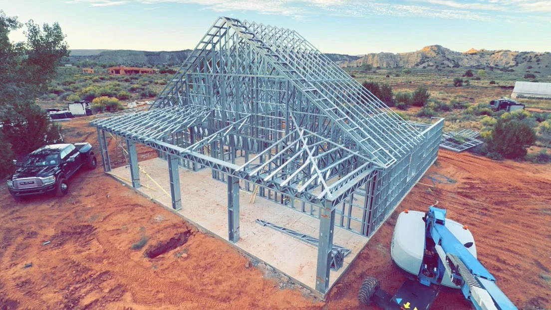 Aerial barndo steel kit in Alabama