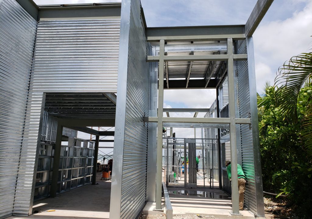 Barndominium steel structure in Alabama
