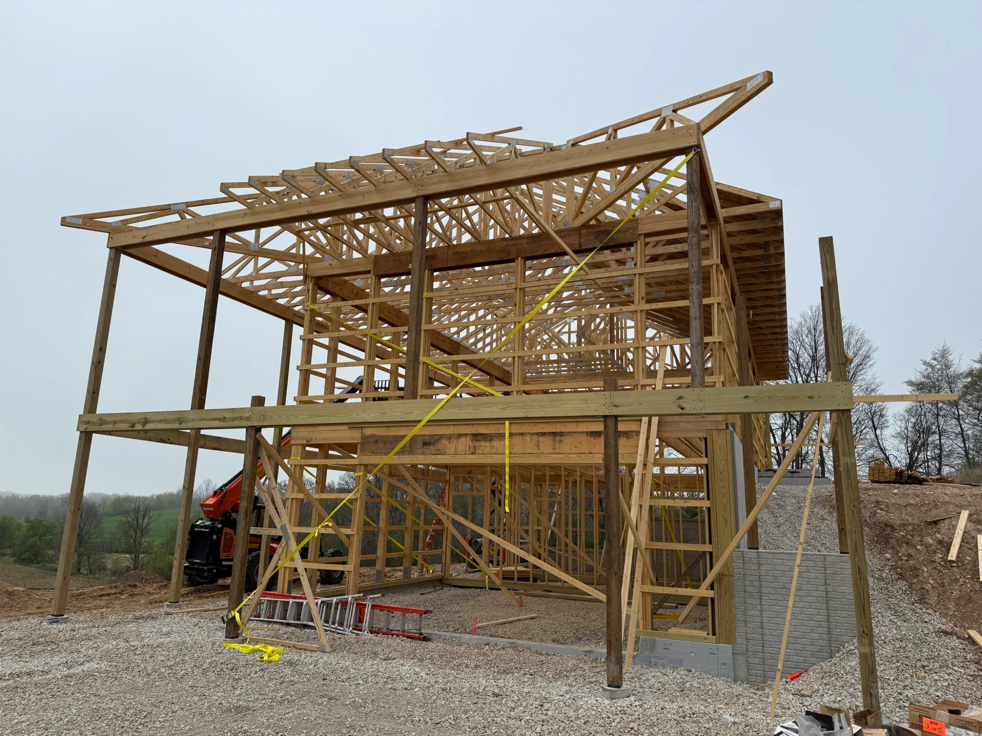 Two-story wood frame barndo in Alabama